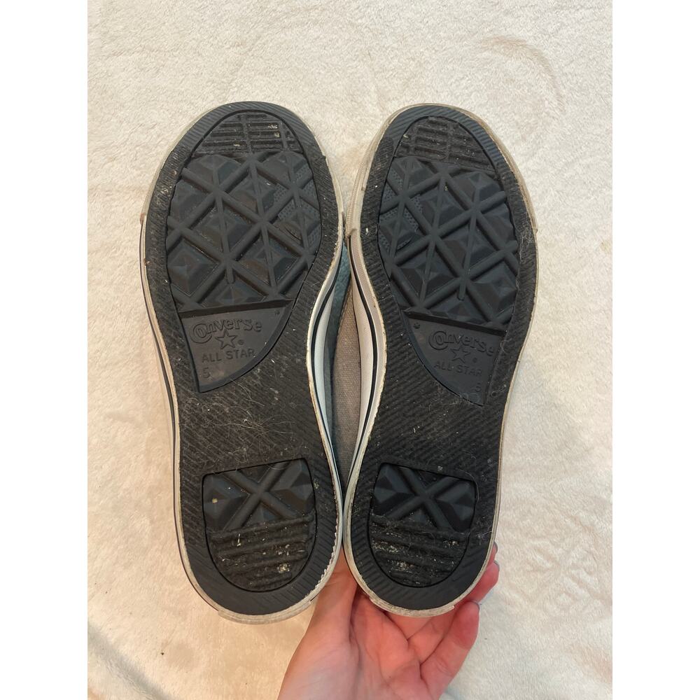 CONVERSE Women's Chuck Taylor Spec OX Sneakers Size 5 Grey Low Top Canvas - Picture 9 of 10